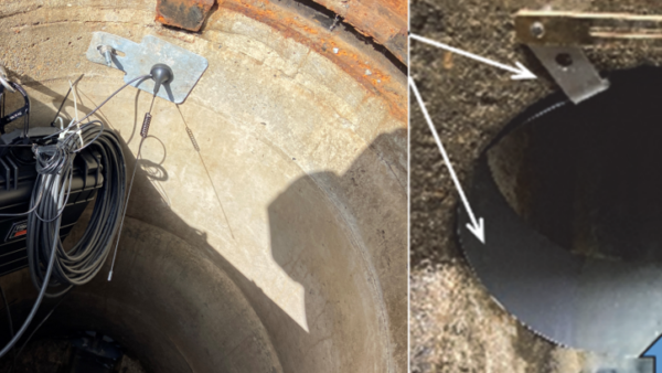 水位センサーを用いた、下水道管路内における遠隔水位モニタリング